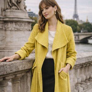 Anne Klein Boucle Waterfall Coatigan Jacket